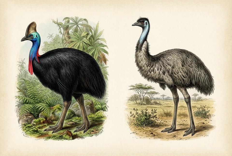 Red kazuarolikih ptica (Casuariiformes): zajedničko poreklo kazuara i emua