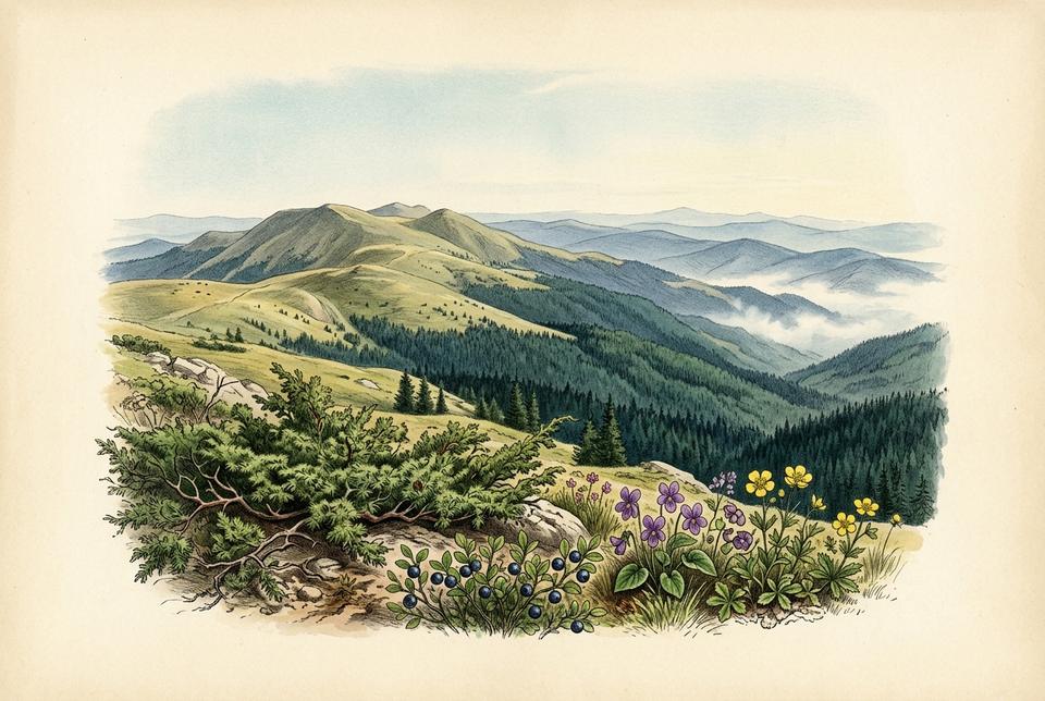 Kopaonik: visokoplaninski pašnjaci i četinarske šume smrče