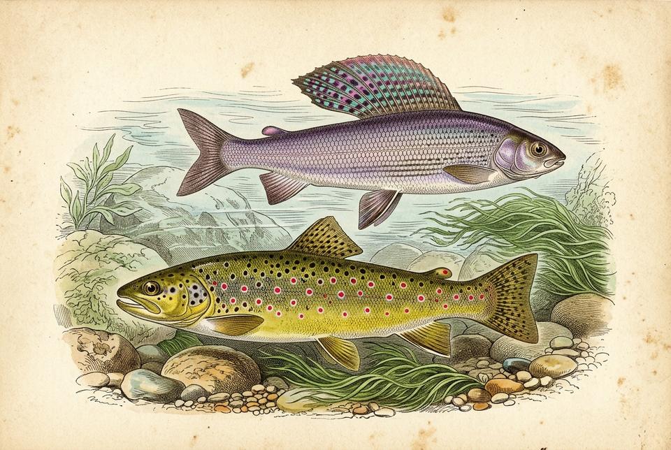 Potočna pastrmka (Salmo trutta) u planinskom potoku