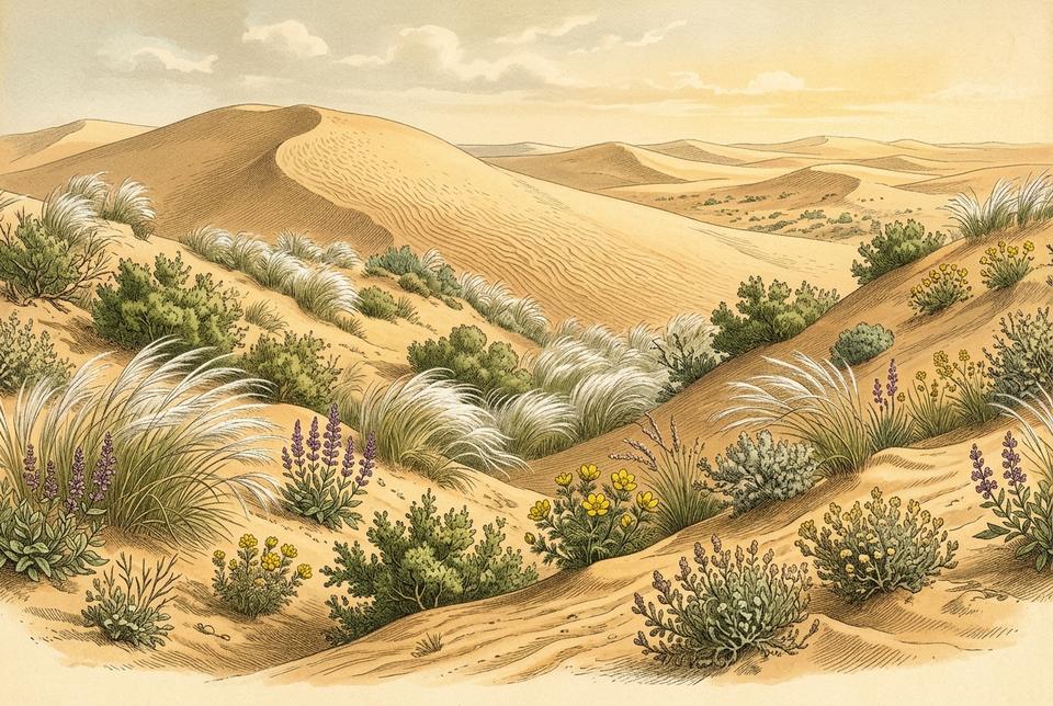 Peščane dine i suvo peščarsko stanište