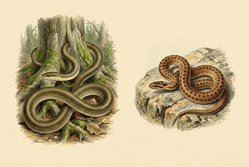 Smukulja (Coronella austriaca) u prirodnom staništu