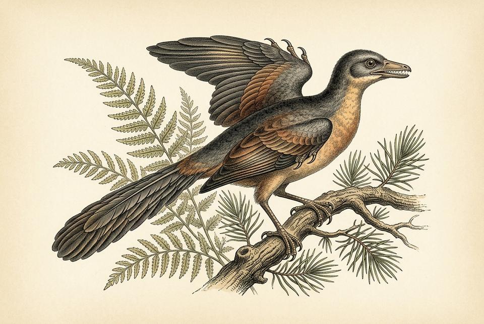 Evoluciona veza teropodnih dinosaurusa i prvih ptica (Archaeopteryx)